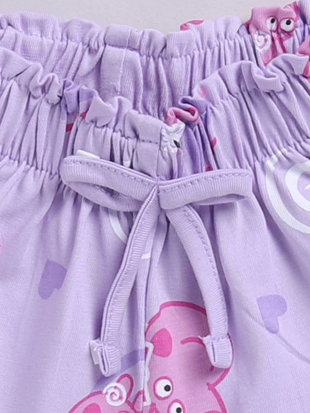 Happy Faces Girls Peppa Pig Printed Pure Cotton Shorts