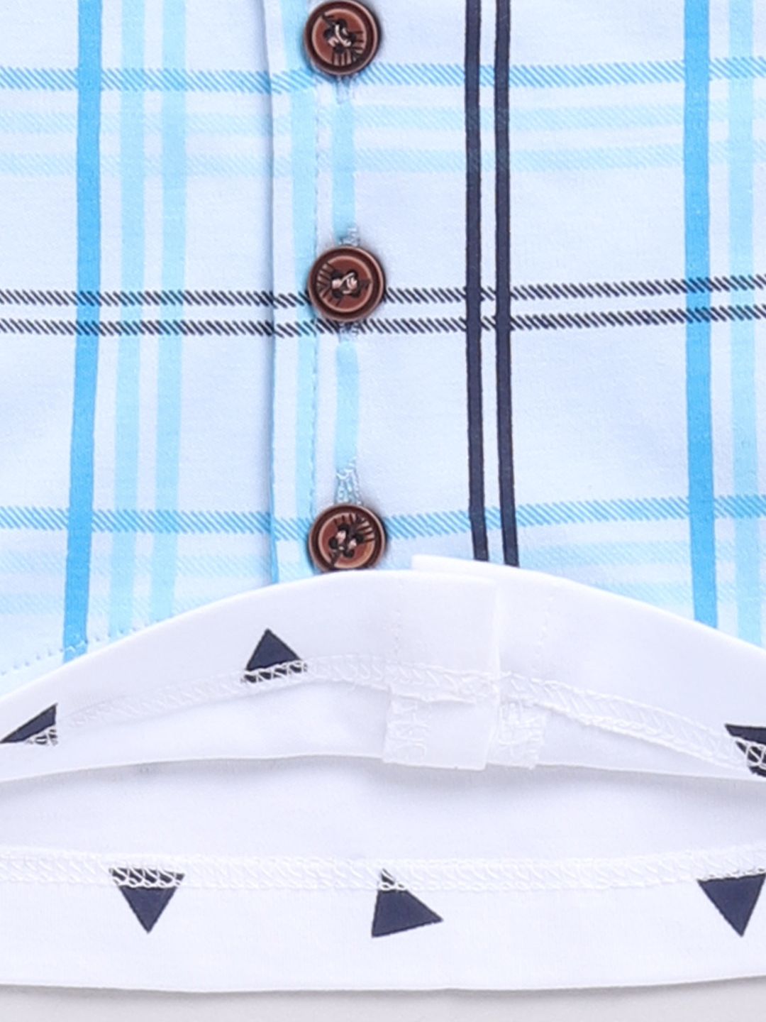Moms Love Infants Boys Checked Shirt with Trousers