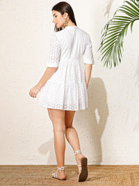 Berrylush Women V-Neck Fit & Flare Dress