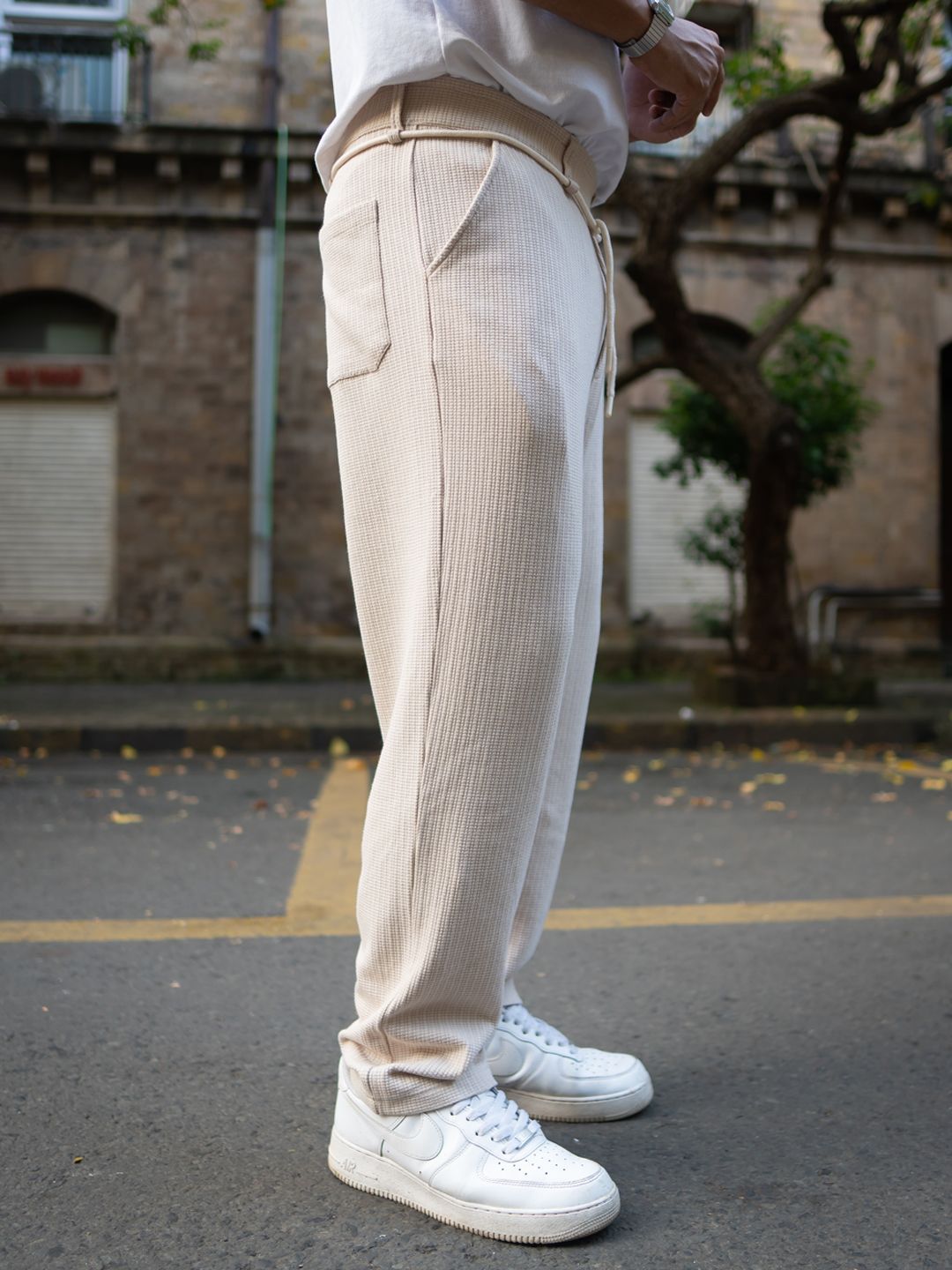 Powerlook Men Relaxed-Fit Trousers