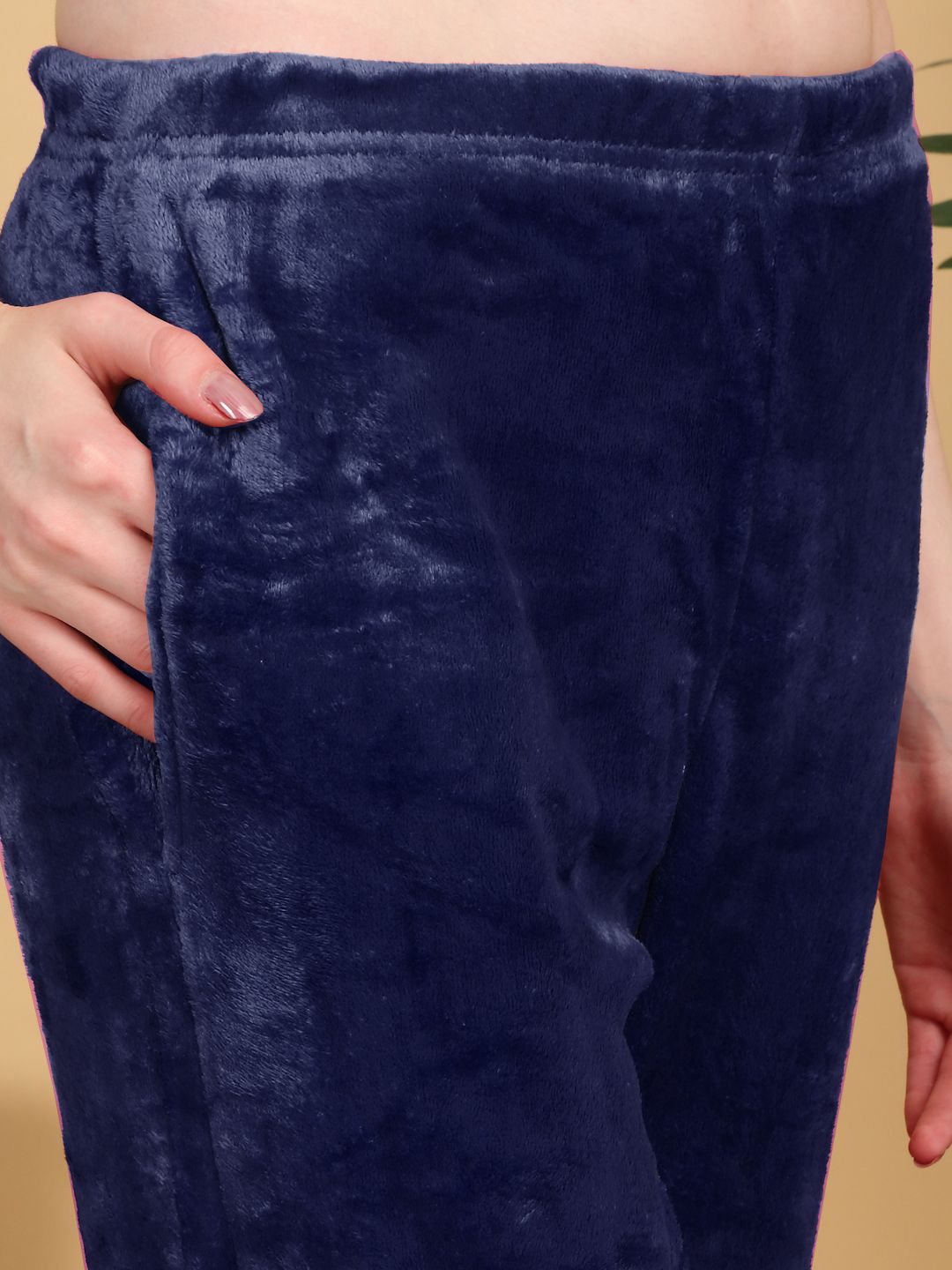 KLOTTHE Lapel Collar Woollen Shirt With Pyjamas
