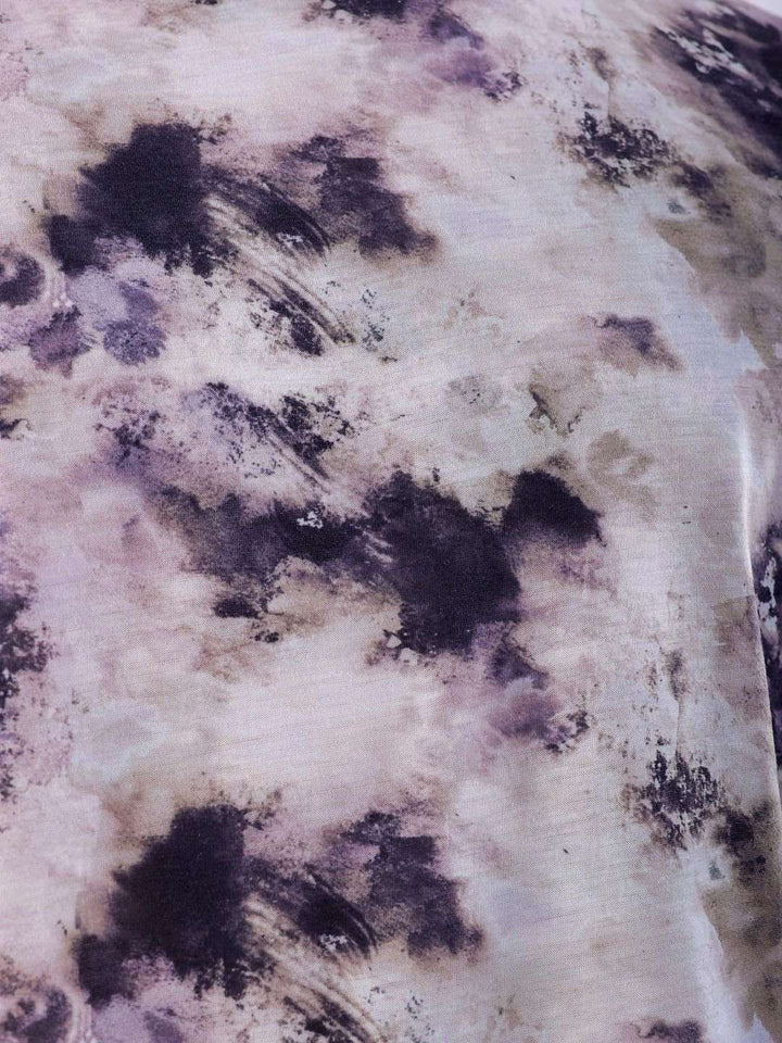 The Indian Garage Co Men Tie and Dye Round Neck Oversized T-shirt