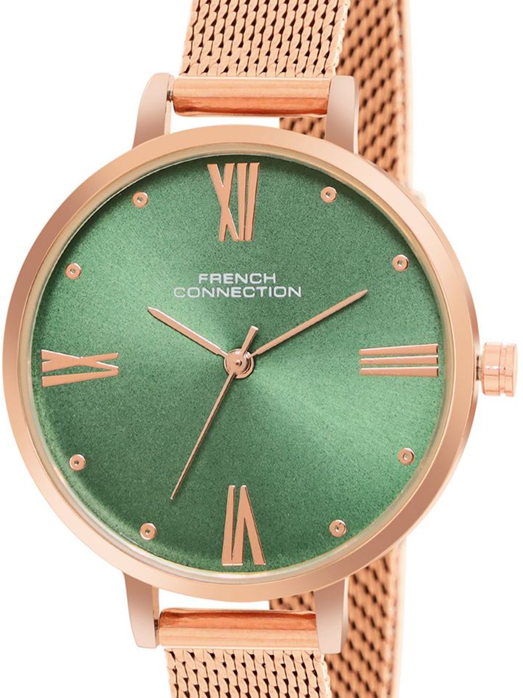 French Connection Women Stainless Steel Analogue Watch FCN0115NRGM