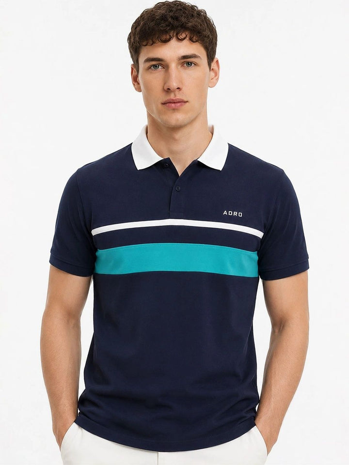 Baju-T Kolar Polo Berkolar ADRO Lelaki