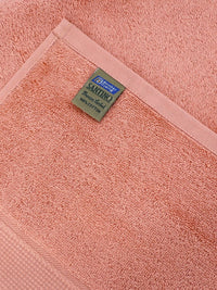 BOMBAY DYEING Peach-Coloured Cotton 550 GSM Bath Towel