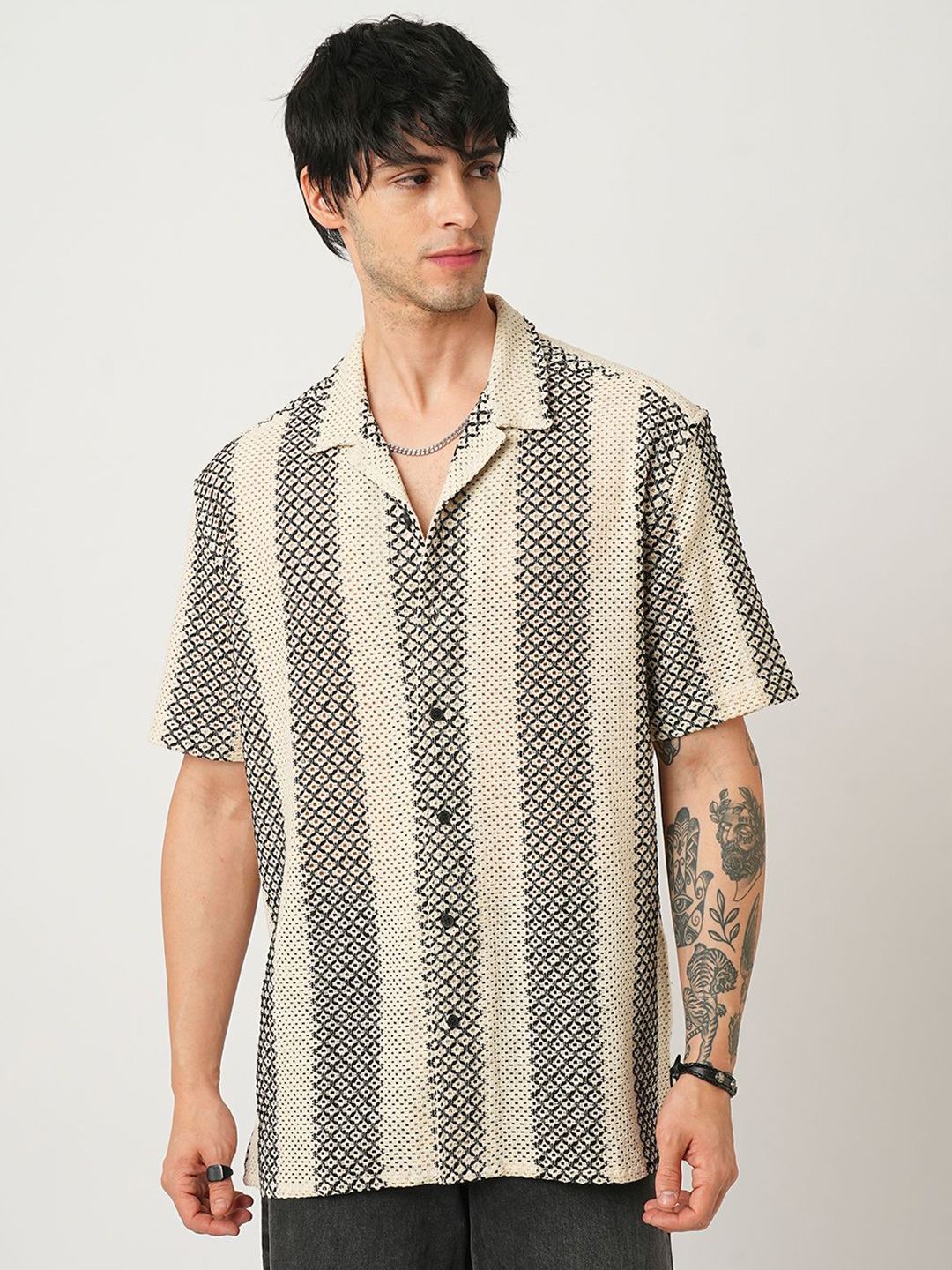 VASTRADO Men Classic Opaque Casual Shirt