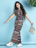 Cutiekins Girls Printed Basic Jumpsuit