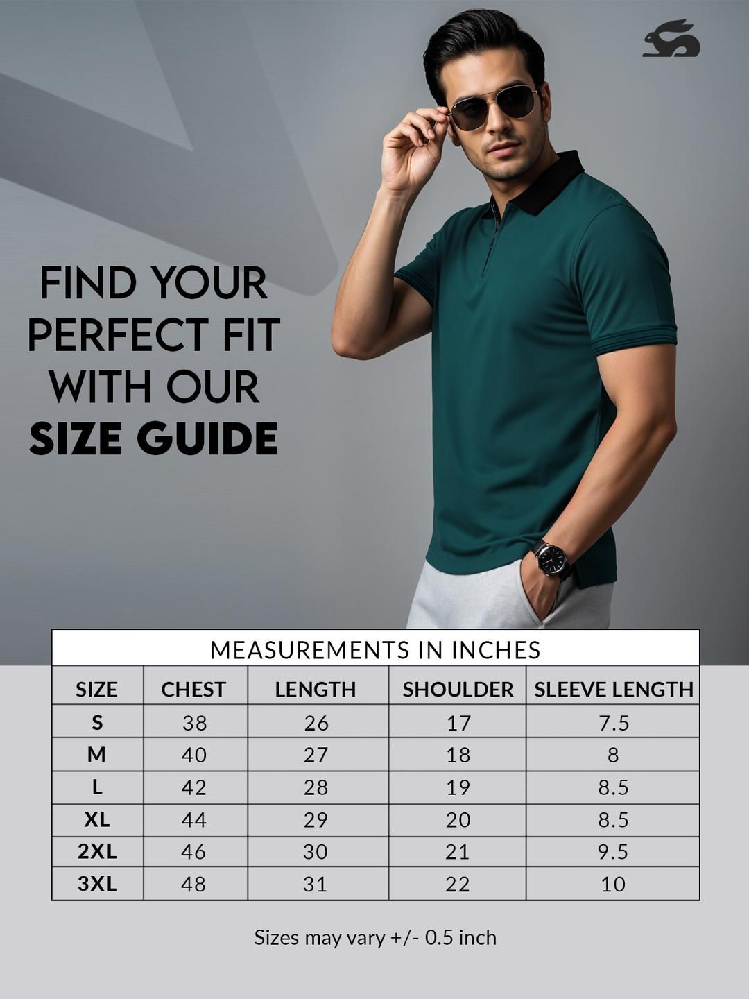 ADRO Men Teal Cotton Tshirts