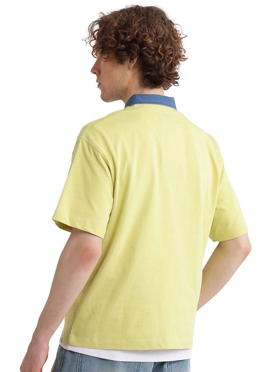 RARE RABBIT Men Graphic Printed Round Neck Cotton T-shirt