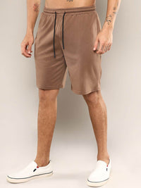 Campus Sutra Round Neck Short Sleeves T-Shirt With Shorts