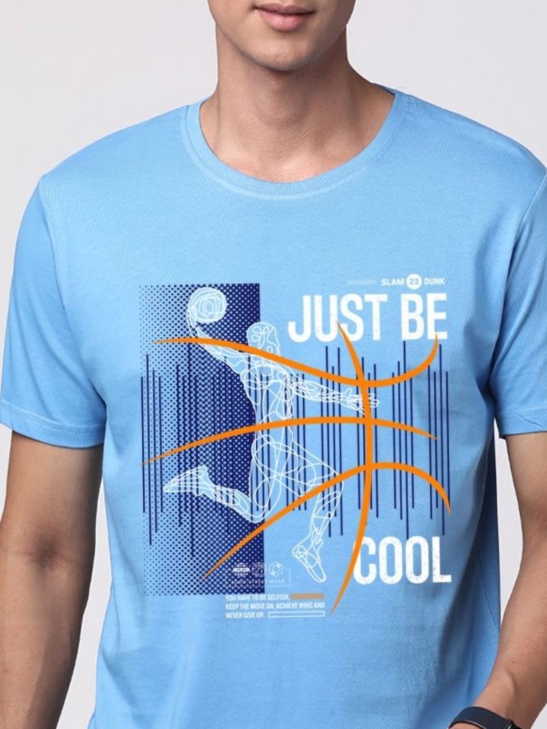 ADRO Men Graphic Printed Cotton T-shirt