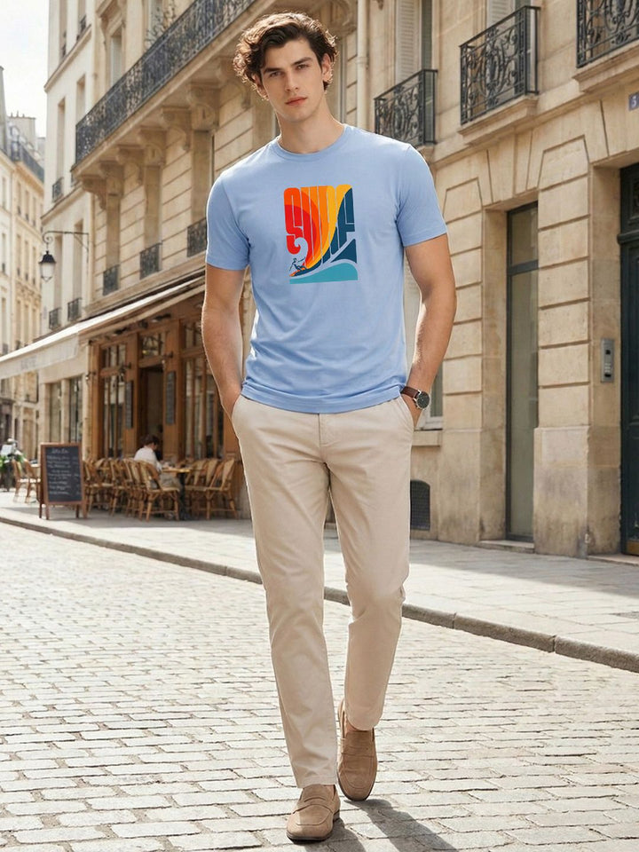 ADRO Men Printed T-shirt