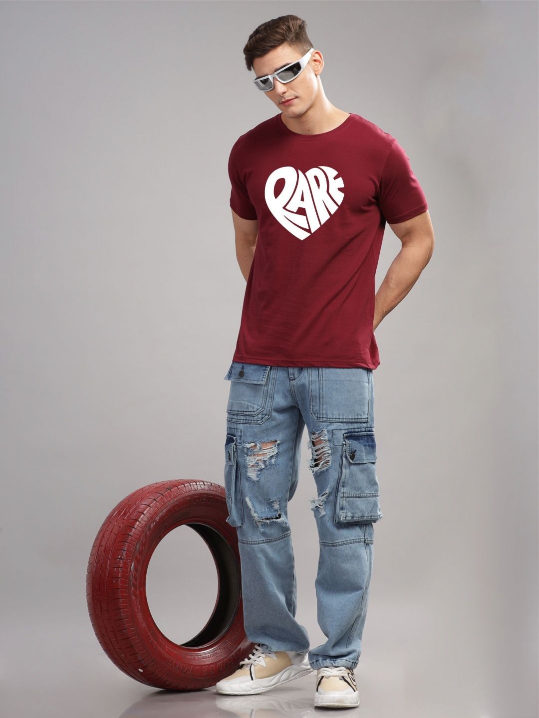 ADRO Men Printed T-shirt