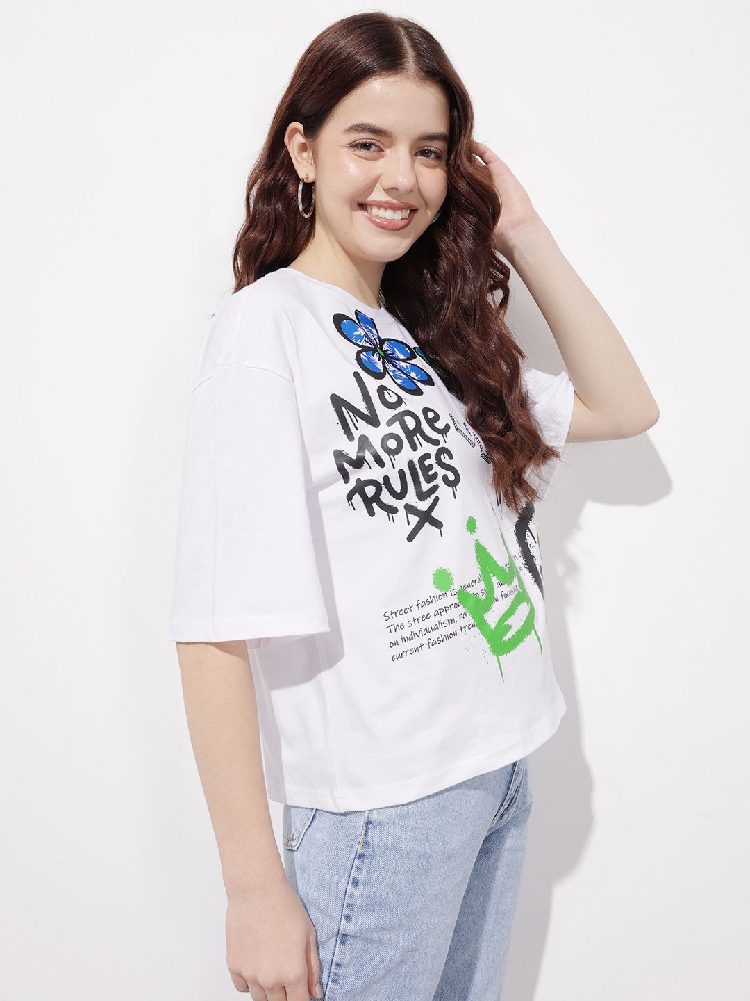 DressBerry Expression Queen Conversational Printed T-shirt