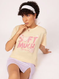 DressBerry Typo Twist Printed T-shirt
