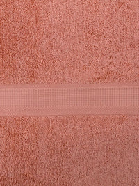 BOMBAY DYEING Peach-Coloured Cotton 550 GSM Bath Towel
