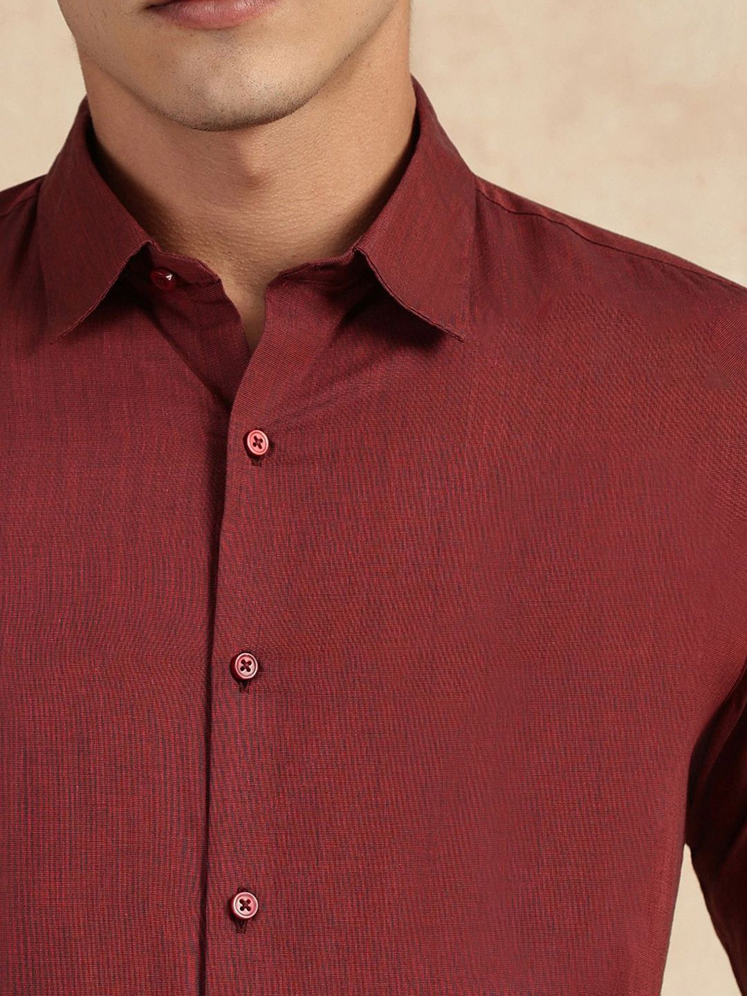 Thomas Scott Classic Slim Fit Spread Collar Pure Cotton Formal Shirt