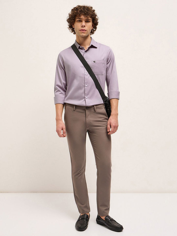THE BEAR HOUSE Men Tailored Fit Opaque Formal Shirt