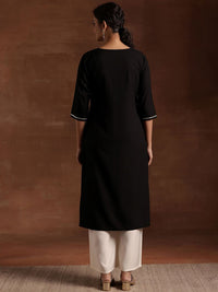 Libas Floral Yoke Design Straight Kurta