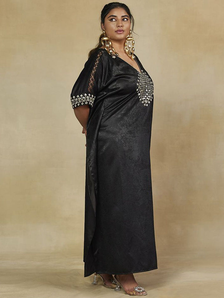 Mamicha Women Embellished A-Line Maxi Dress