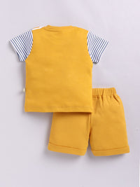 Moms Love Infant Boys Pure Cotton T-shirt with Shorts