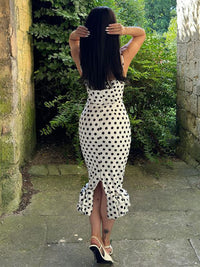 all about you Women Polka Dots Bodycon Midi Dress