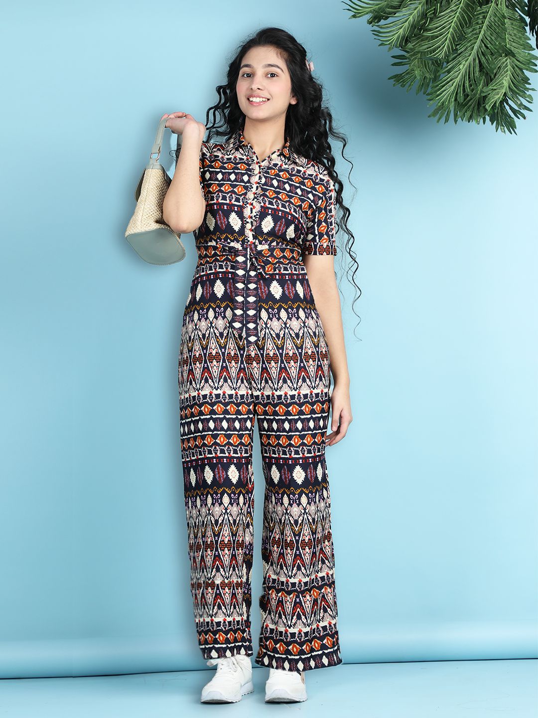 Cutiekins Girls Printed Basic Jumpsuit