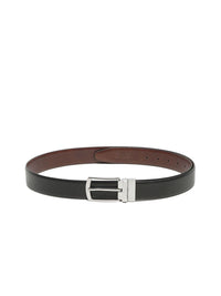 Teakwood Leathers Men Textured Leather Reversible Formal Belt
