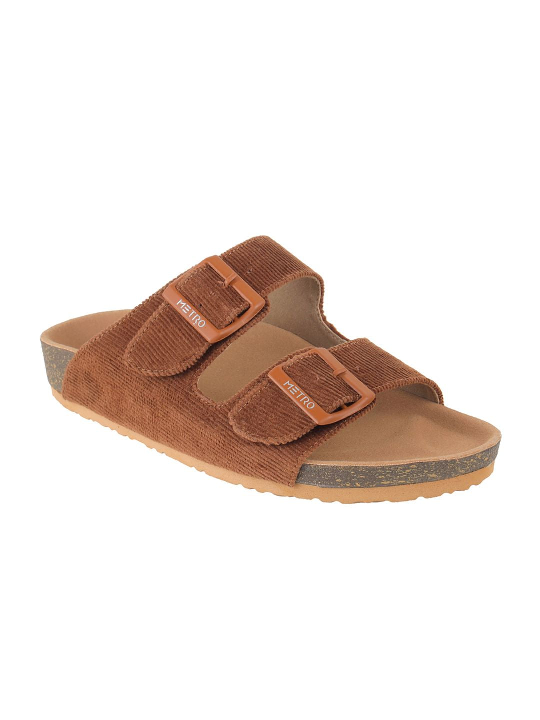 Metro Women Open Toe Flats with Buckles
