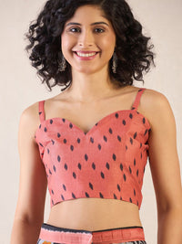 Saree mall Ready to Wear Ethnic Motifs Ikat Sarees