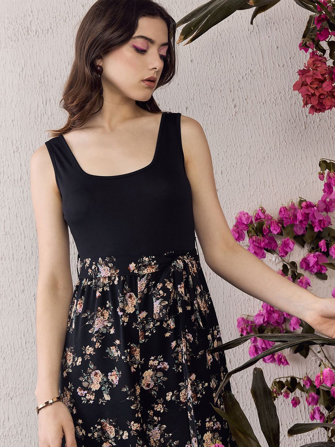 Berrylush Printed Culotte Jumpsuit