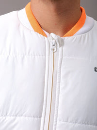 The Indian Garage Co Men Colourblock Slim Fit Puffer Jacket
