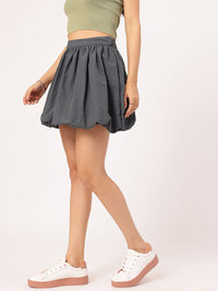 DressBerry Urban Boho Gathered Balloon Mini Skirt