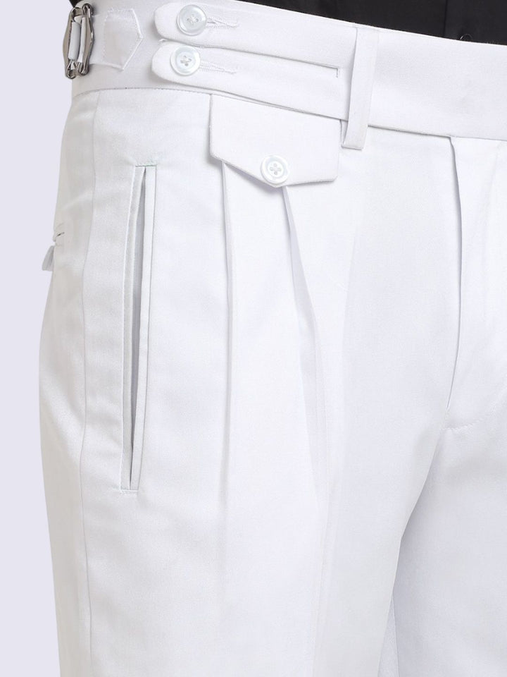KLOTTHE Lelaki Solid Slim Fit Seluar Panjang Formal Biasa