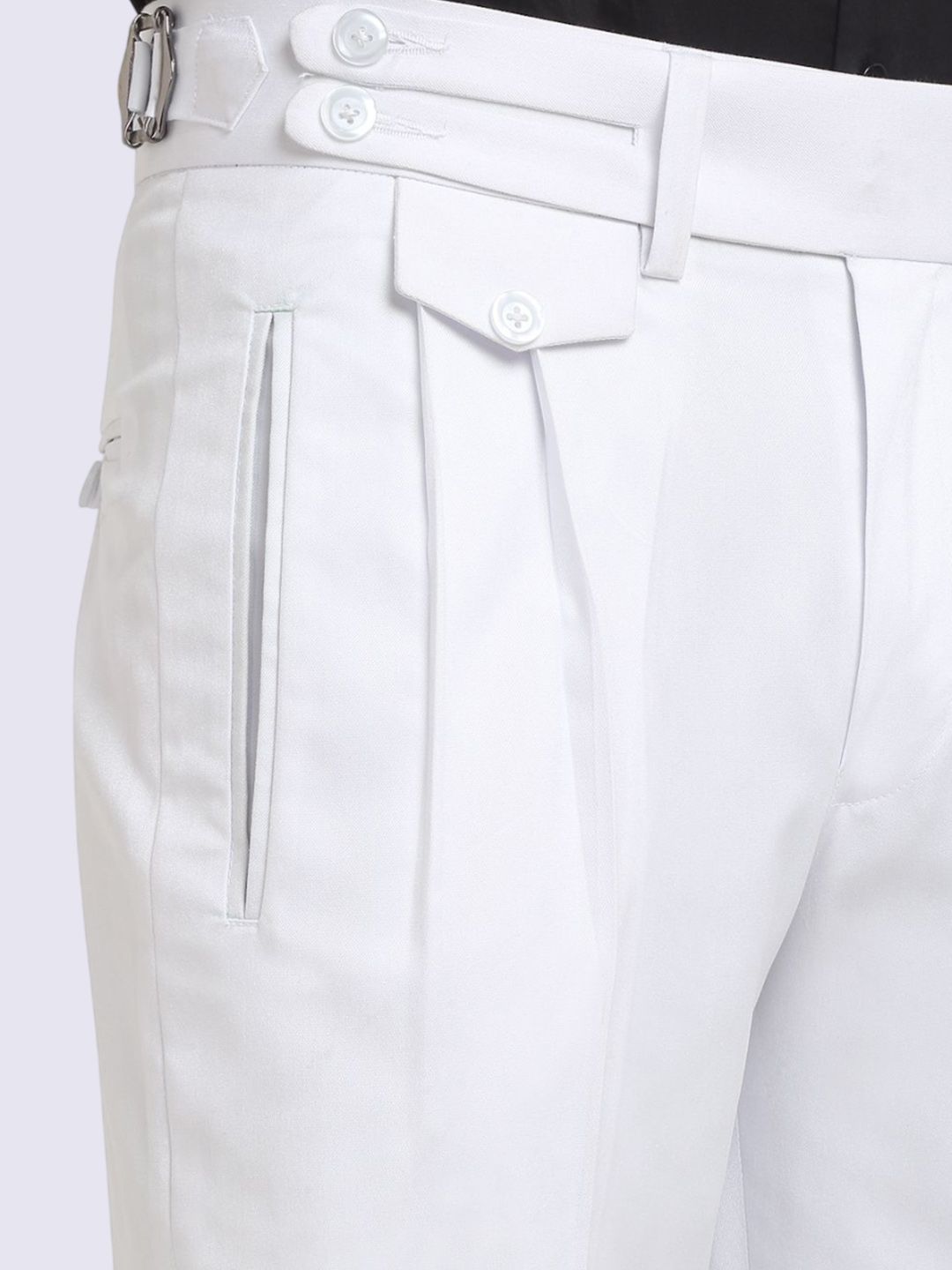 KLOTTHE Lelaki Solid Slim Fit Seluar Panjang Formal Biasa