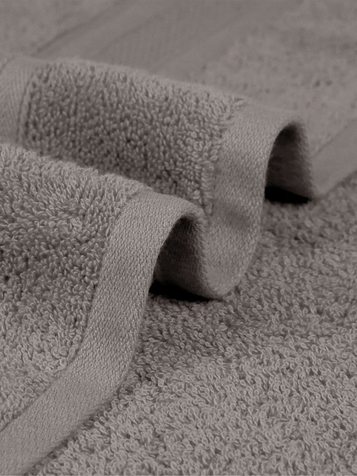 MYTRIDENT Charcoal 2 Pieces Cotton 500 GSM Bath Towel