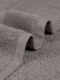 MYTRIDENT Charcoal 2 Pieces Cotton 500 GSM Bath Towel