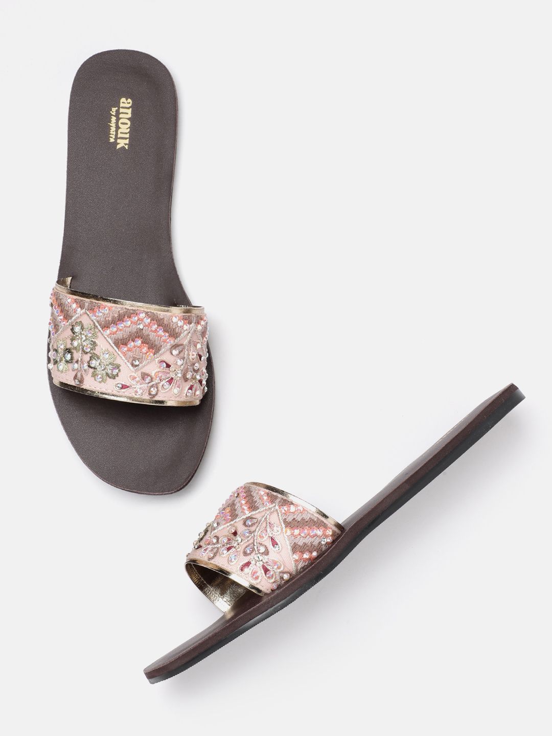 Anouk Women Embellished Open Toe Flats
