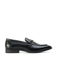 MONKSTORY Men Textured Formal Loafers