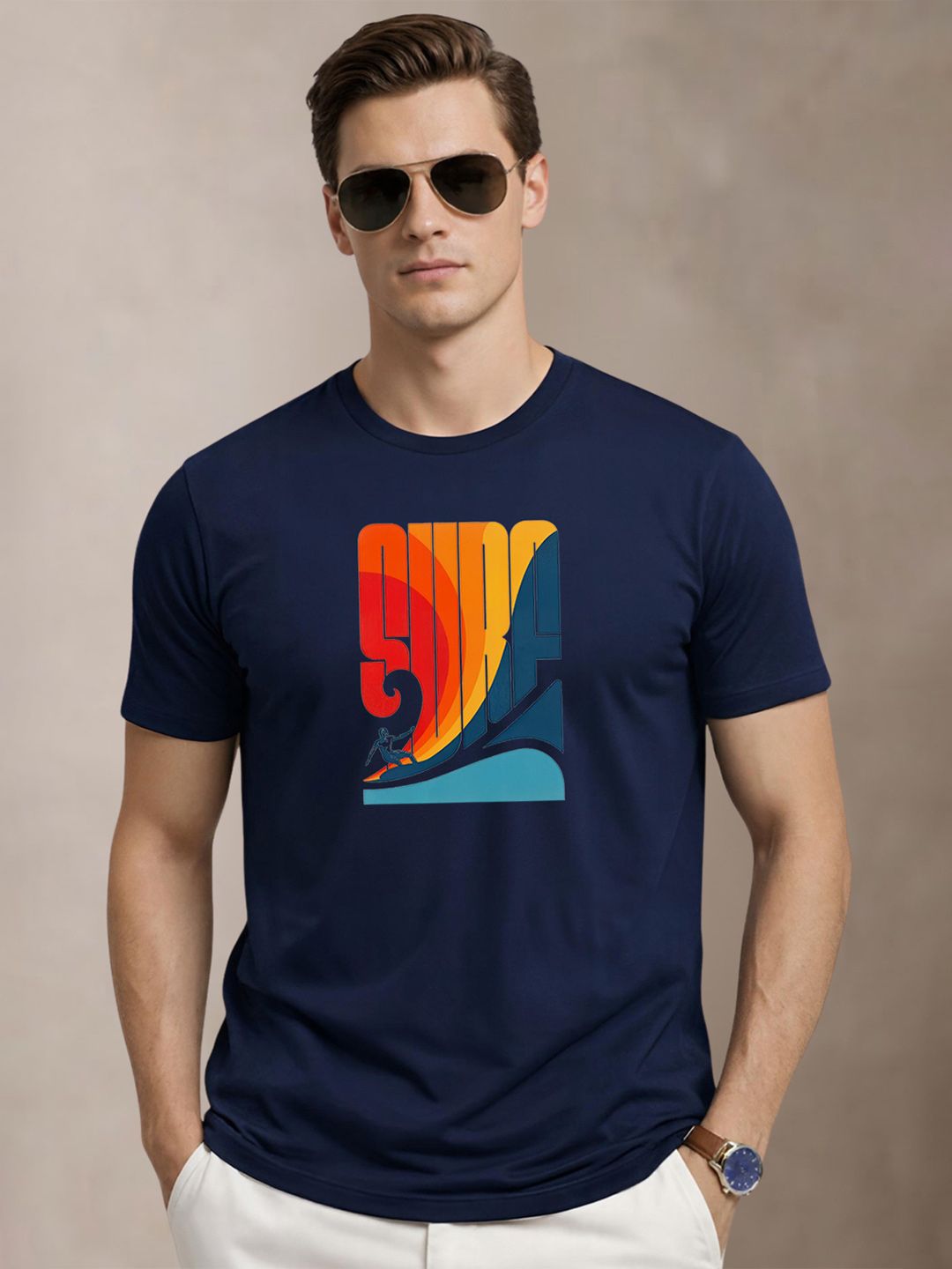 ADRO Men Printed T-shirt