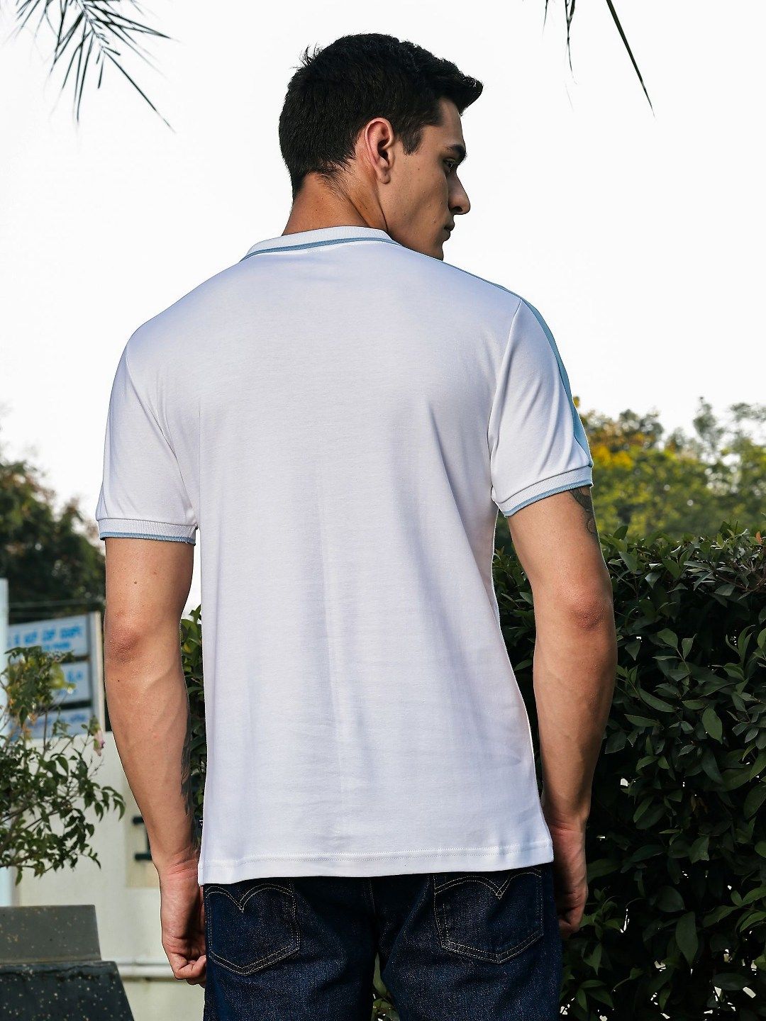 Thomas Scott Polo Collar Cotton T-shirt