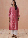 House of Chikankari Women Ethnic Motifs Embroidered Thread Work Kurta