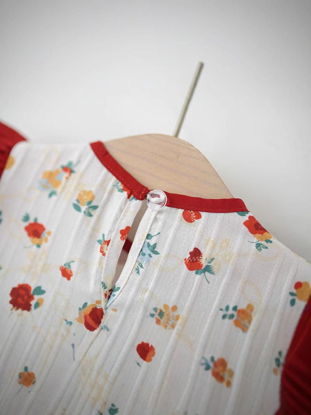 YK Floral Fit & Flare Dress