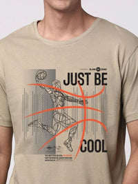 ADRO Men Graphic Printed Round Neck Cotton T-shirt