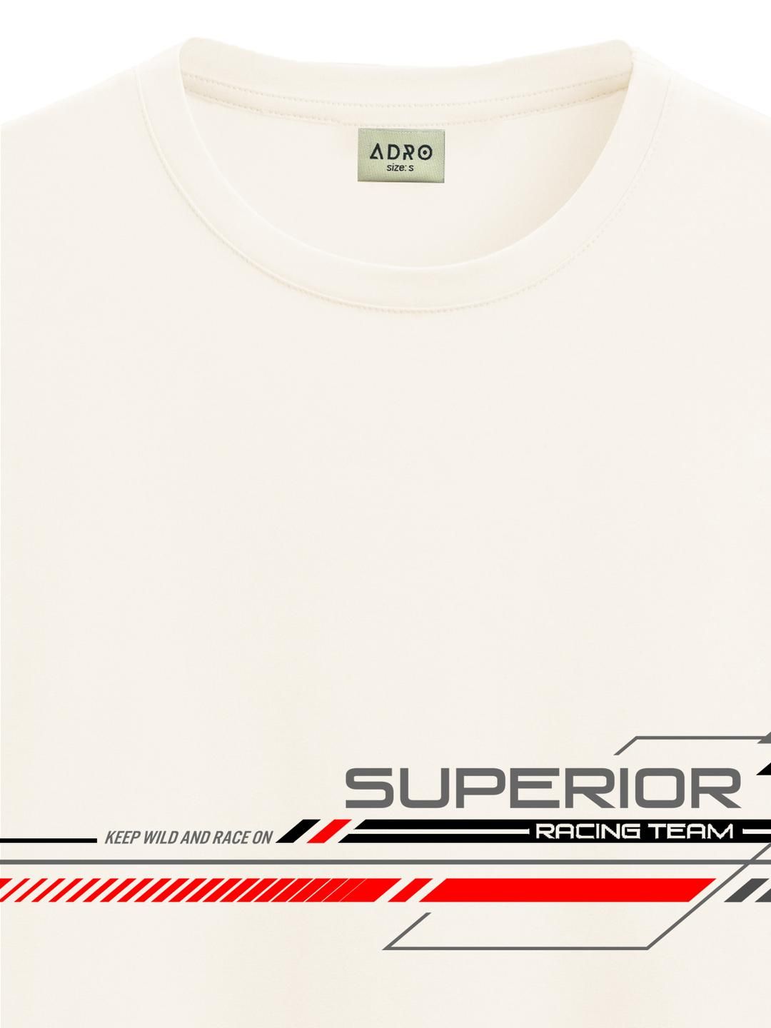 ADRO Men Off White Tshirts