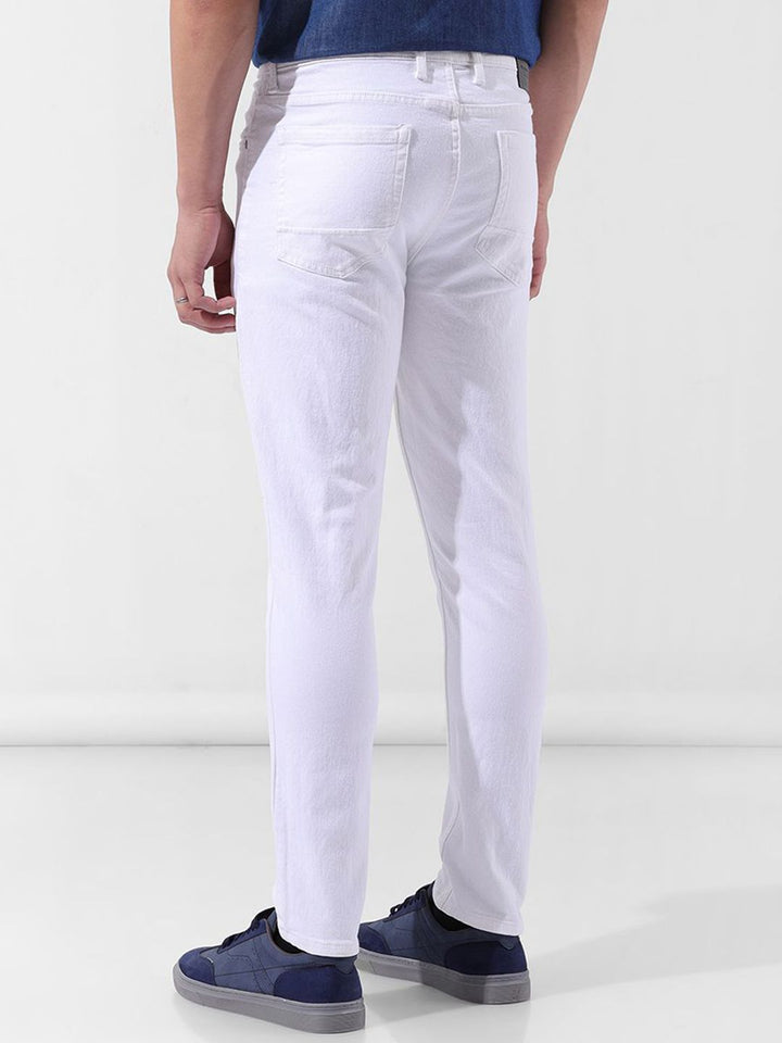 The Indian Garage Co Men Slim Fit Mid-Rise Stretchable Jeans