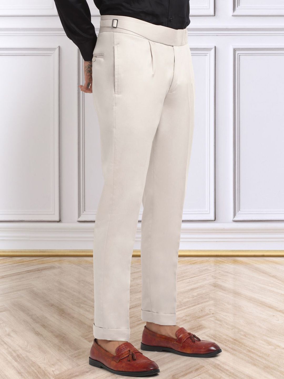 KLOTTHE Men Slim Fit Trousers