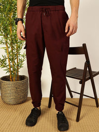 Thomas Scott Men Smart Slim Fit Cargos Trousers