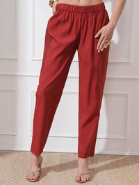 Vishudh Women Regular Sequinned Kurta with Trousers & With Dupatta