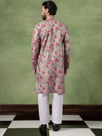 SOJANYA Men Floral Printed Kurta